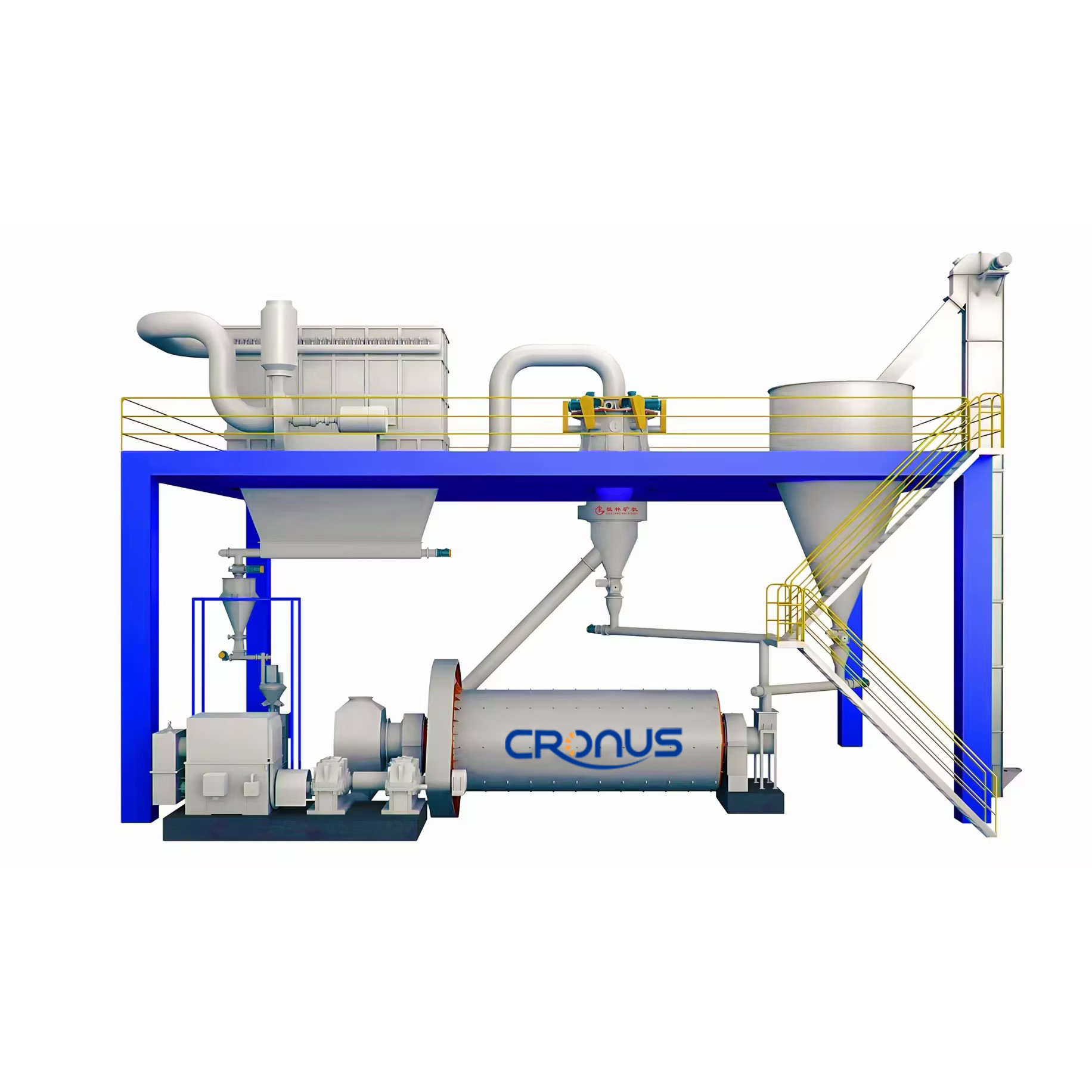 1.2 Ball Mill + High-Precision Air Classifier 1.2 Ball Mill + High-Precision Air Classifier
